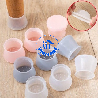 Set 10 bọc chân ghê bàn tủ bằng silicon chống trầy xước nền nhà, giảm thiểu tiếng ồn, chống trơn trượt