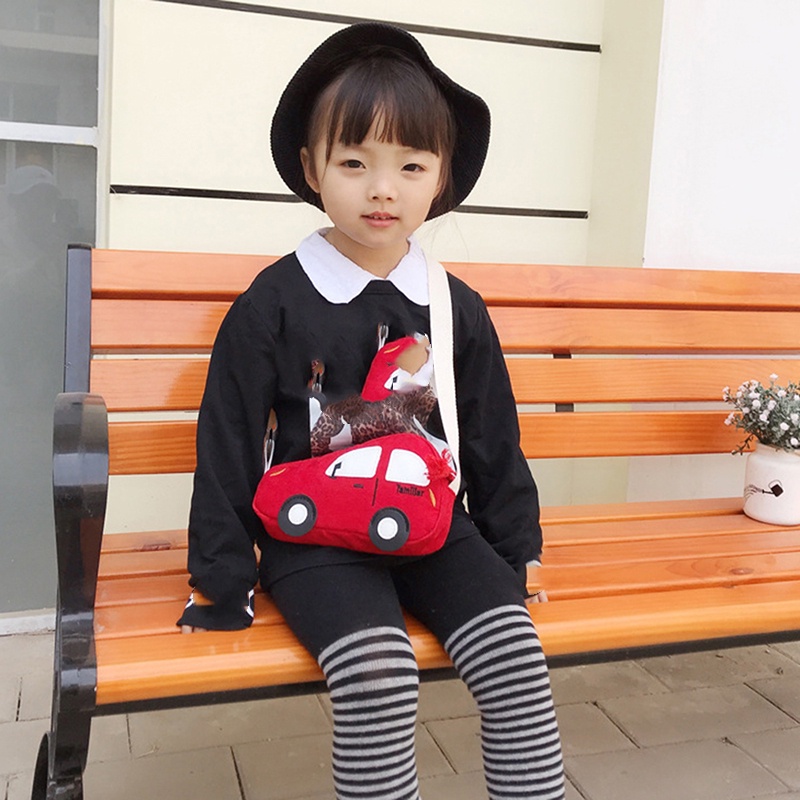 Túi Đeo Chéo Mini Màu Đỏ/Xanh Lá/Xanh Dương/Vàng Thời Trang Cho Trẻ Em