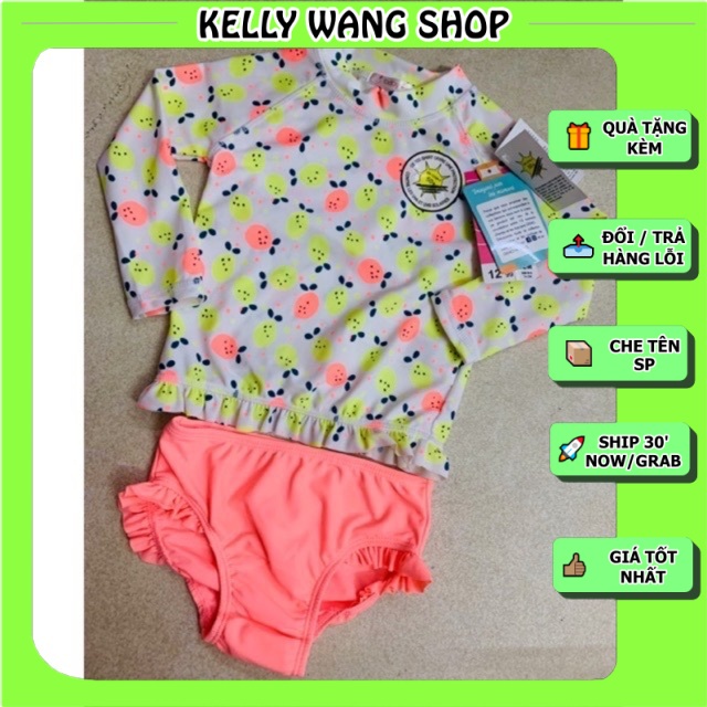 Dưới 7kg đồ bơi 2 mảnh pé gái -Kellywang