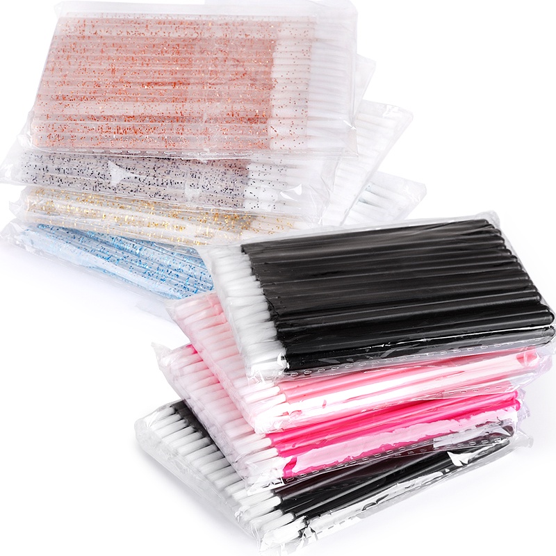 50 trên 100 bàn chải môi bằng nylon sử dụng một bàn chải pha lê nhỏ