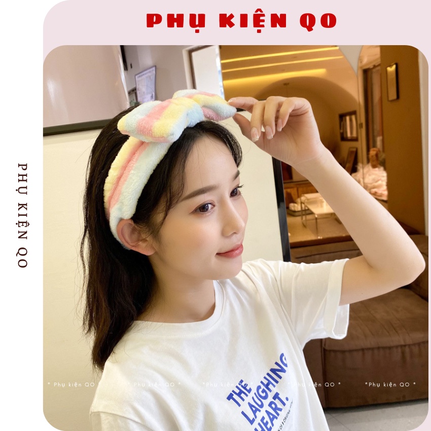 Băng đô rửa mặt nhiều màu BD14