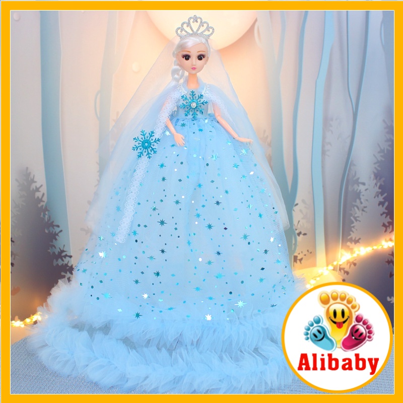 Búp bê barbie Elsa 30cm có khớp cho trẻ em đồ chơi công chúa cho bé gái giá rẻ E871