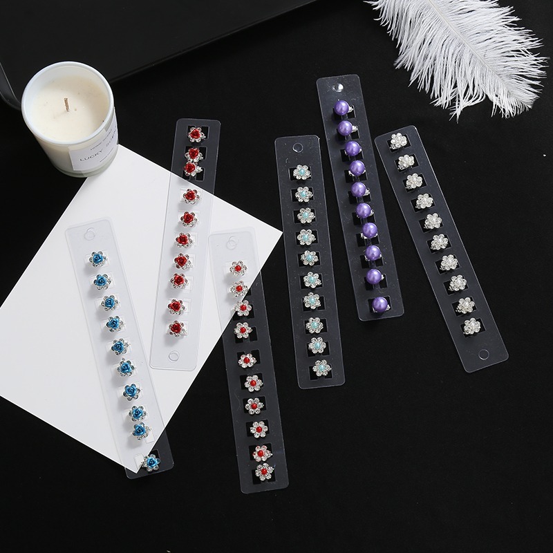 Set kẹp tóc mini xinh xắn tùy chọn màu sắc dành cho cô dâu