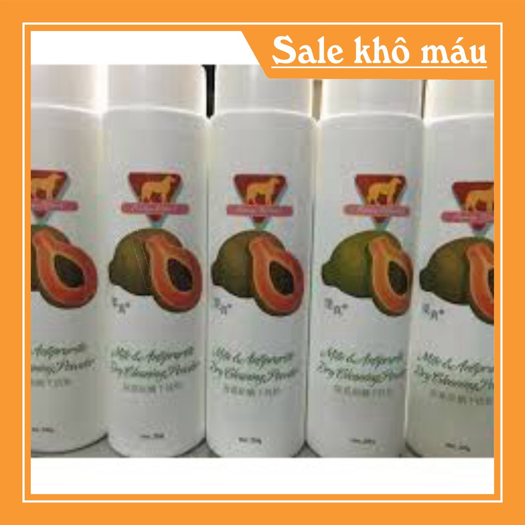 [FLASH SALE]  Sữa tắm chó mèo Phấn tắm khô đu đủ cho chó mèo