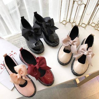 🌸Ds ds ds dg🌸Nhật bản ngọt ngào lolita lolita dây đeo chéo thoải mái cô gái mềm mại công chúa ngón chân tròn giày nữ hợp thời trang