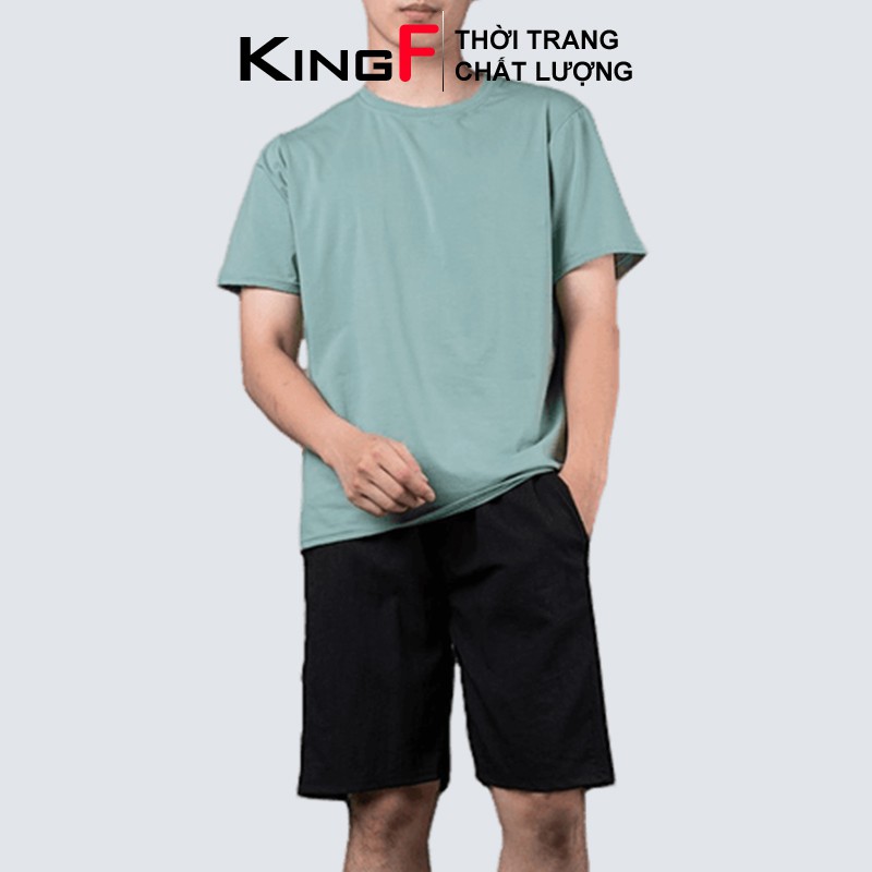 Quần short nam vải đũi KING quần đùi nam trẻ trung sang trọng dễ phối đồ thoáng mát mặc ở nhà đi chơi dã ngoại | BigBuy360 - bigbuy360.vn
