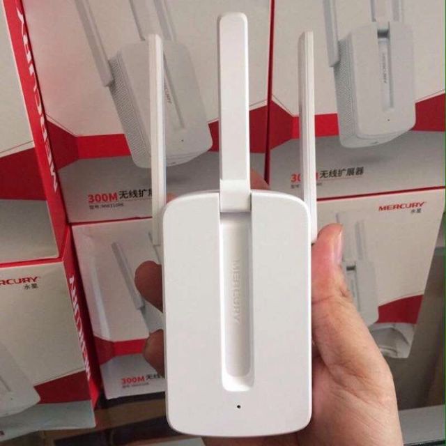 [ Rẻ Vô Địch ]Bộ kích sóng wifi 3 râu chính hãng Mercury MW310RE 300Mbps SIÊU HOT | BigBuy360 - bigbuy360.vn