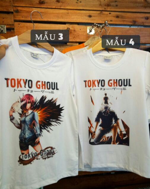 Áo Thun Anime Tokyo Ghoul 4 Nhiều Mẫu Vải Thái
