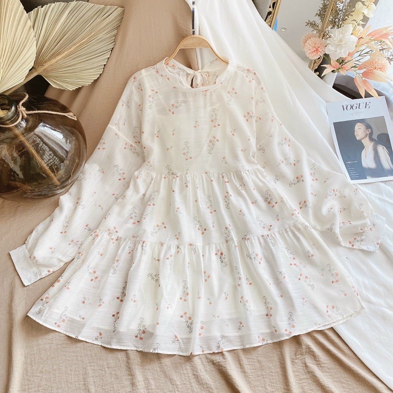 ĐẦM BBD HOA  TAY BỒNG🌼