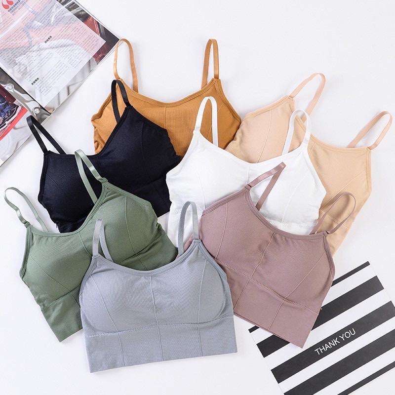 Áo bra tập gym cotton 818