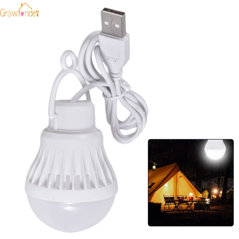 Bóng Đèn LED Treo Chiếu Sáng Khẩn Cấp Cắm Trại Cổng USB Mang Đi Tiện Dụng