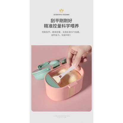 Hộp đựng sữa/bột/đồ khô vương miện mẫu mới