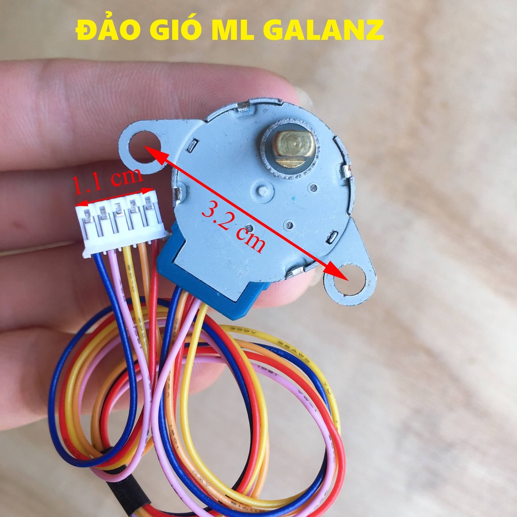 Motor đảo gió máy lạnh Galanz [ẢNH THẬT] Quạt đảo Galanz, Motor chậm vẫy gió điều hoà
