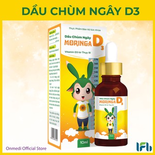 Dầu Chùm Ngây Moringa D3 - Bổ Sung Vitamin D3 từ Thụy Sĩ Giúp Bé Cao Lớn
