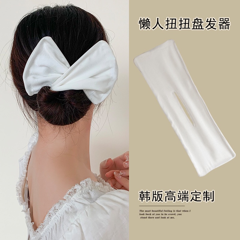 Dây Buộc Tóc Đính Nơ Kim Sa Lấp Lánh Dễ Thương Cho Nữ