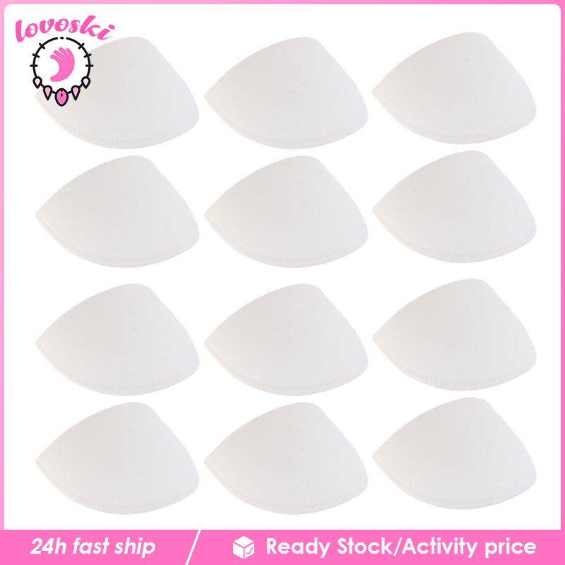 Set 6 Cặp Mút Đệm Vai Màu Trắng Dành Cho Nam Nữ DIY