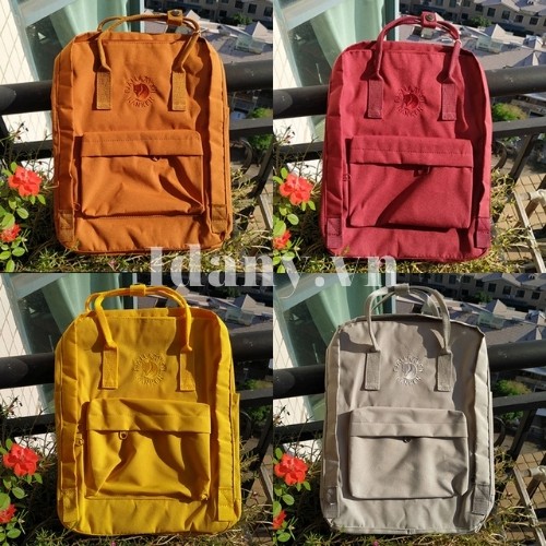 Balo học sinh nam nữ ULZZANG , Cặp Sách nữ logo thêu size Classic & Mini hot trend vải chống thấm 100%
