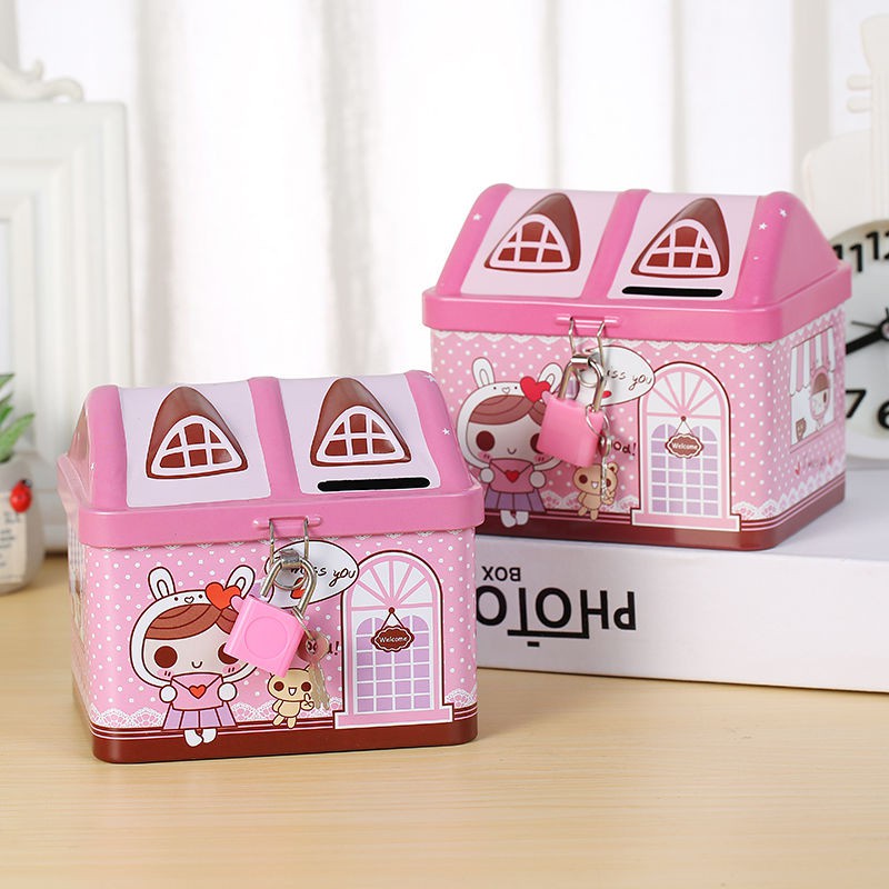MVP2715 Két sắt mini tiết kiệm hình ngôi nhà