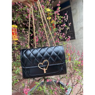 Túi xách nữ khóa tim size 18cm