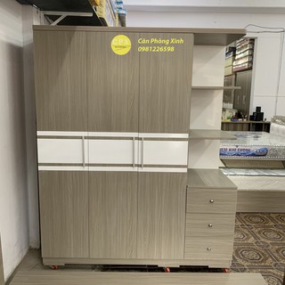[Freeship HCM] Tủ áo 3 cánh có kệ hộc gỗ MDF CPX-T11