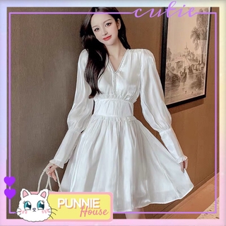ĐẦM XOÈ DỰ TIỆC 🎀[FREESHIP] & [Có Ảnh Thật]🎀 TIỂU THƯ LỤA BÓNG TAY PHỒNG