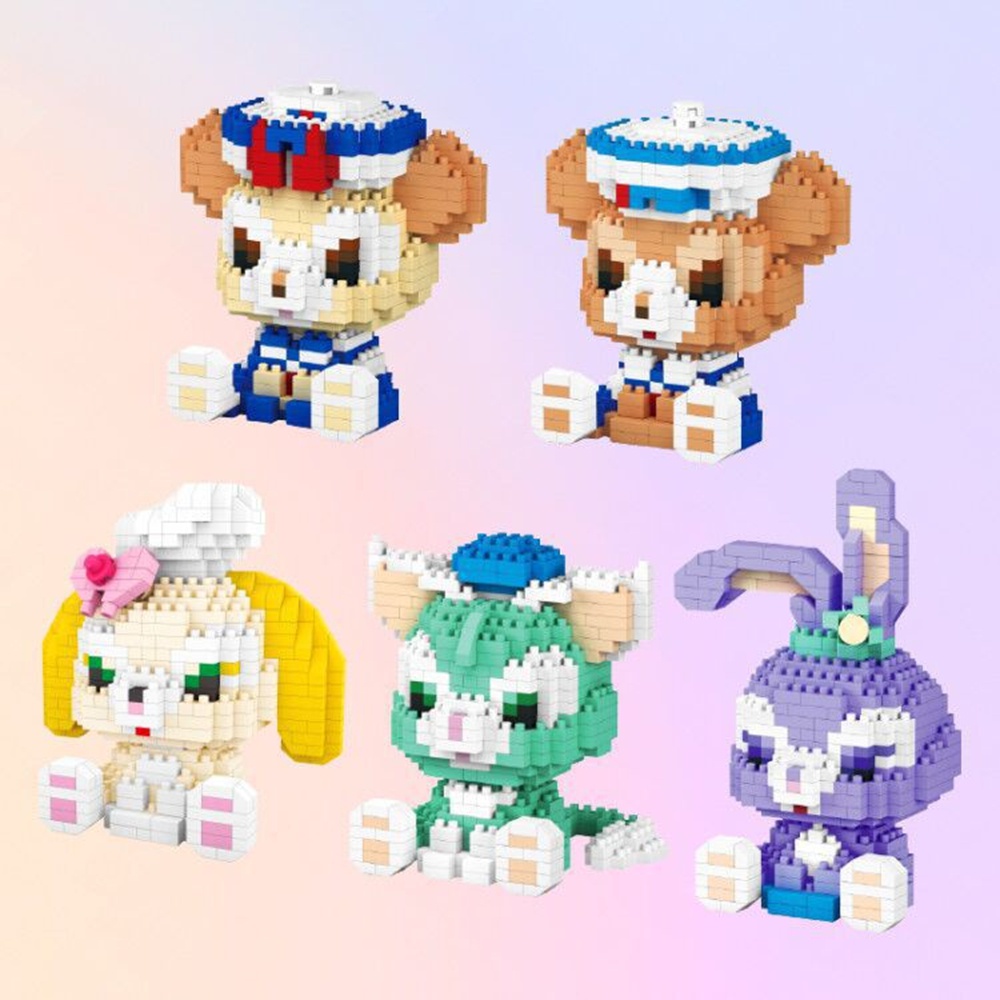 Đồ chơi xếp hình lego mini hình chú thỏ dễ thương DIY