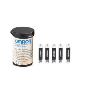 Que omron thử đường huyết, tiểu đường Omron (25 test Omron tặng 10 kim)