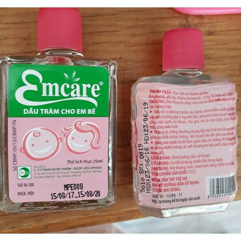 ✅ Dầu Tràm Em Bé Emcare Chai 25ml