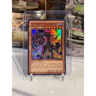 Lá bài thẻ bài Yugioh Infernity Destroyer – Super Rare - Tặng bọc bài nhựa bảo quản