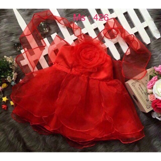 Đầm công chúa hoa hồng