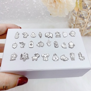 Phụ kiện bạc trang trí vòng tay, charm bạc ta khắc theo yêu cầu