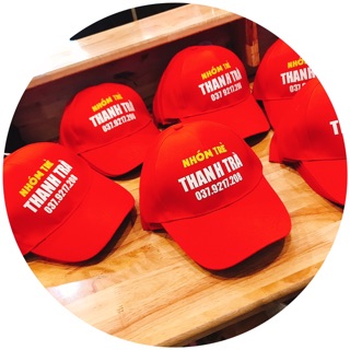 Nón in theo yêu cầu