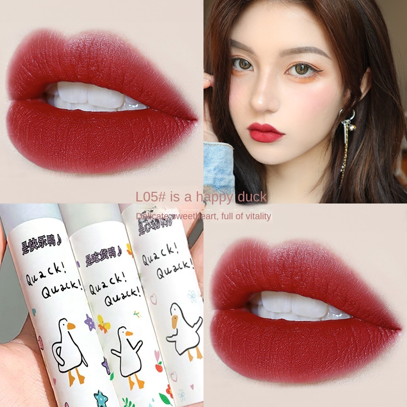 Son Môi Màu Nhung Lì Lâu Trôi Không Khô Và Không Phai Màu