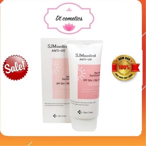 [Hàng Chuẩn]Kem Chống Nắng Nâng Tone Da SJM Medical Anti UV Perfect SunScreen SPF50+/PA++++ 60g Hàn Quốc - Ecogreen | BigBuy360 - bigbuy360.vn