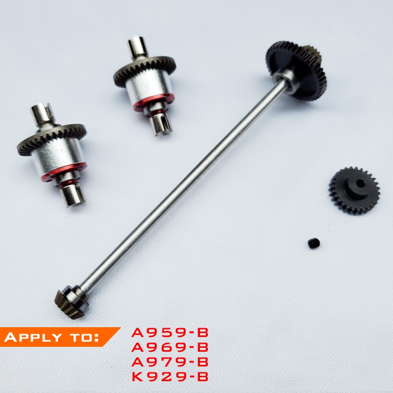 Bộ Trục Chính Bằng Kim Loại Cho Xe Hơi Điều Khiển Từ Xa Wltoys A959 A969 A979 K929 1/18