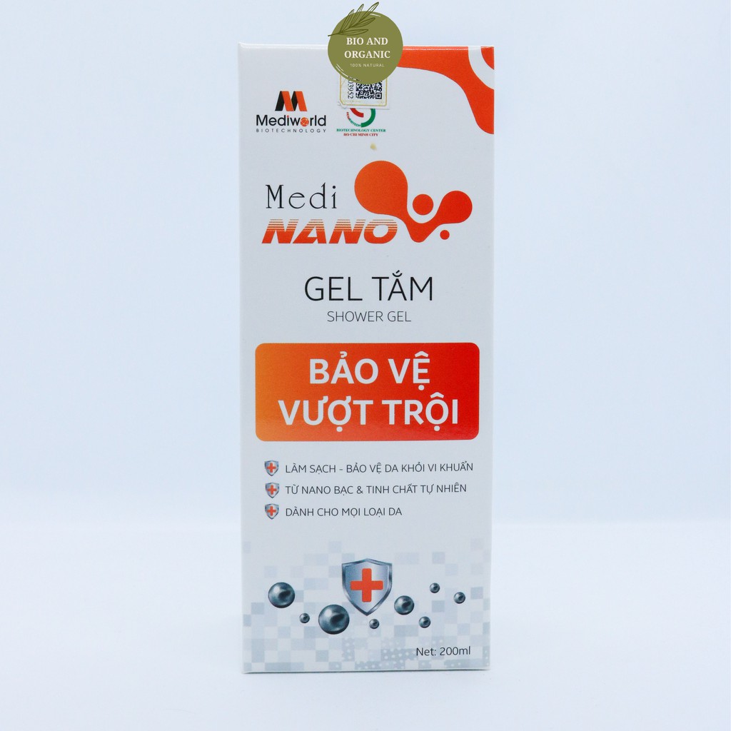 Bảo vệ vượt trội và nuôi dưỡng làn da Gel Tắm MediNano