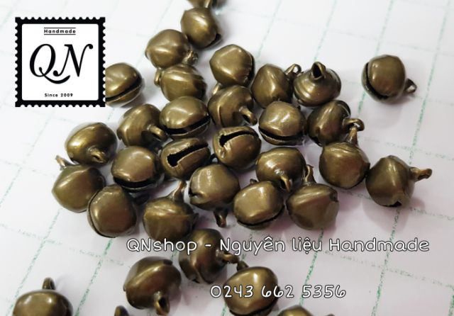 15 - 20 cái Chuông nhỏ 6-8mm trang trí, nguyên liệu handmade