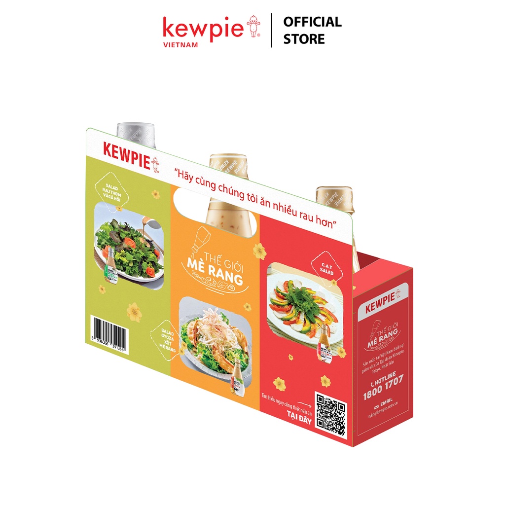 Hộp quà Thế Giới Mè Rang Kewpie (Mua 2 tặng 1)