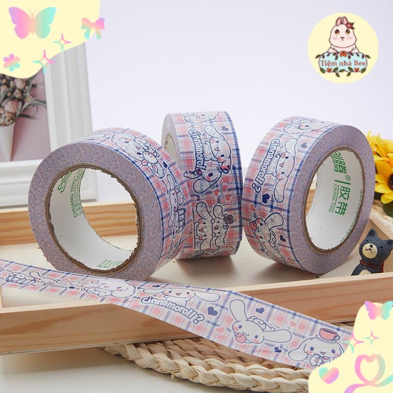 Băng keo gói hàng hình dán ngộ nghĩnh dễ thương │1 cuộn │Xem thêm ở phần MÔ TẢ SẢN PHẨM