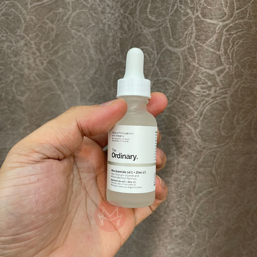 Serum The Ordinary Niacinamide 10% + Zinc 1% sáng da, thu nhỏ lỗ chân lông