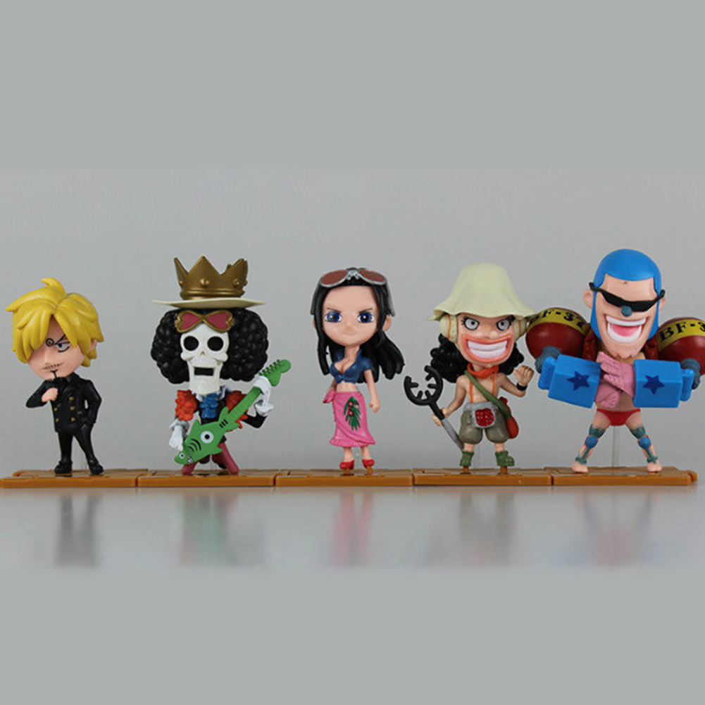 Set 10 Mô Hình Nhân Vật Luffy Trong Phim Hoạt Hình One Piece