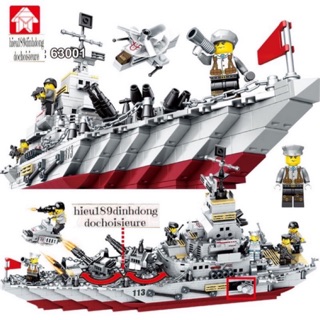 Lắp ráp xếp hình Tàu 113 63001