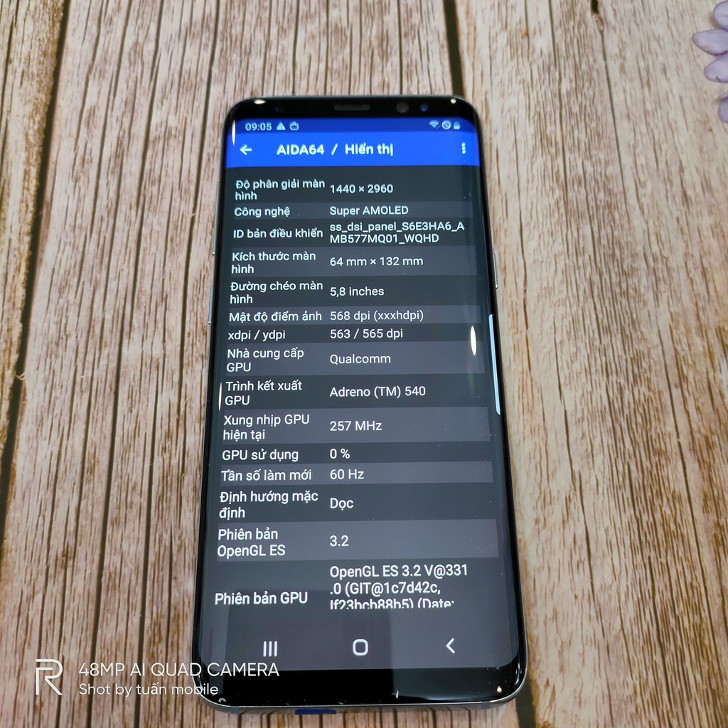 Điện thoại Samsung Galaxy S8,4/32Gb,5.8’’inch 2k+