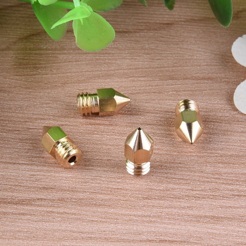 Bộ 18 đầu in phun bằng đồng thau M6 2x0.2mm+2x0.3mm+6x0.4mm+2x0.5mm+2x0.6mm+2x0.8mm+2x1.0m cho máy in 3D MK8 Makerbot