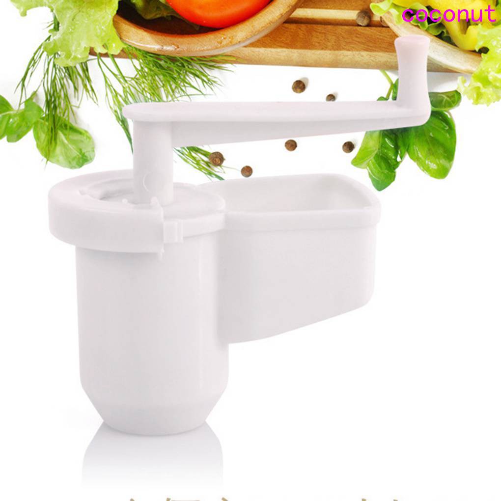Multifunctional Garlic Ginger Crusher Grinder Manual Press Rotate Kitchen Gadget Tools Accessory Home Supplies