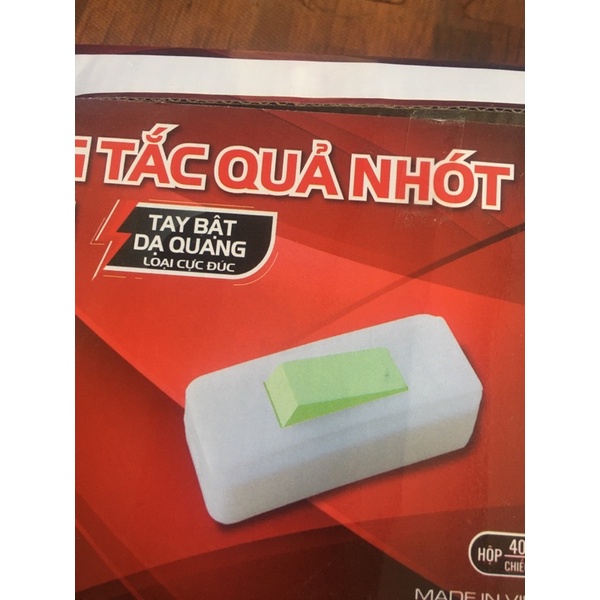 Công tắc quả nhót tay bật dạ quang , cực đúc hãng Ominsu