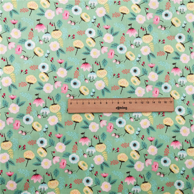 Vải cotton 25 X 25Cm In Họa Tiết Đa Dạng Trang Trí