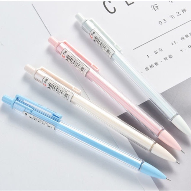 Bút Chì Cơ Trong Suốt Đơn Giản Dành Cho Học Sinh