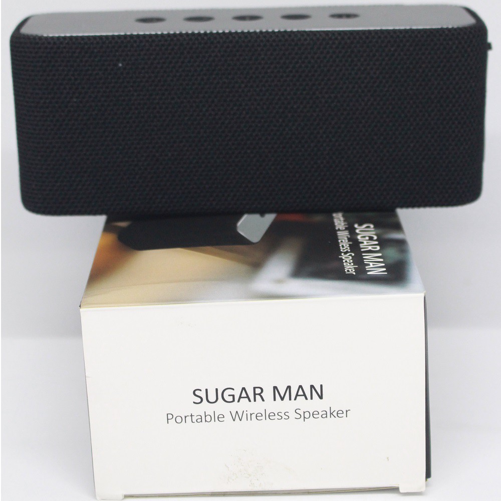 Loa bluetooth cao cấp Bugani Jonter Sugar Man - Âm thanh tuyệt vời (pin 2000mAh, công suất 10W) (Đen)