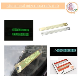 [FREESHIP50K] THANH GHI SỐ ĐIỆN THOẠI TRÊN Ô TÔ-MS2